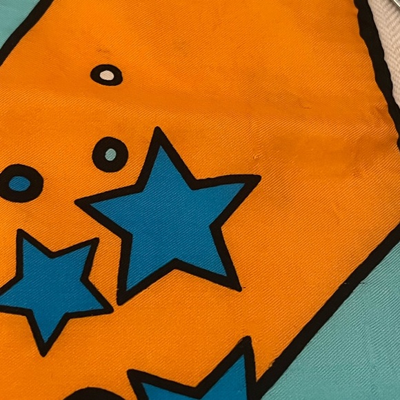 Vintage Peter Max Silk Print Scarf - Picture 7 of 7